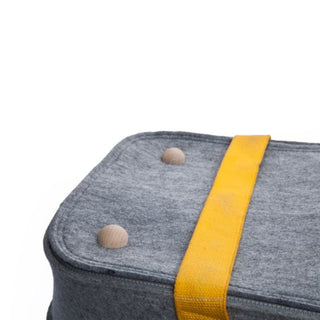 Couffin WoolNest & Support Hêtre Naturel | Jaune - Mokee