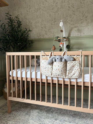Midi Lit Bébé Évolutif | 70 x 140 | Hêtre Naturel (Copy) - Mokee