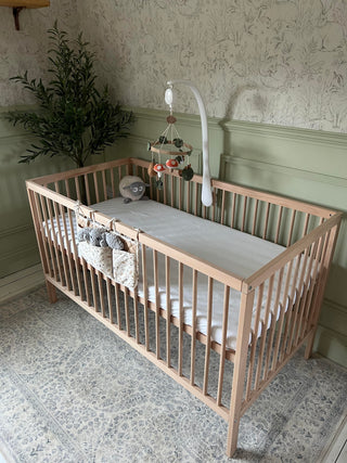 Midi Lit Bébé Évolutif | 70 x 140 | Hêtre Naturel (Copy) - Mokee