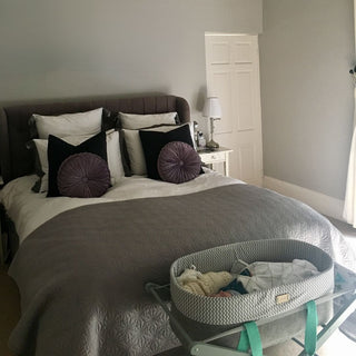 Couffin WoolNest & Support Hêtre | Azure - Mokee