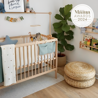 Mini Lit Bébé | 60 x 120 | Hêtre Naturel SFR - Mokee