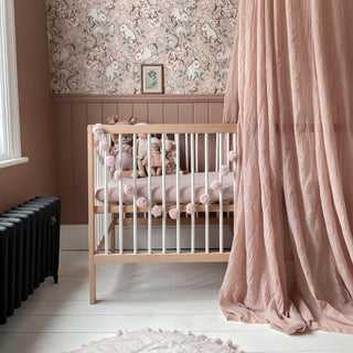 Mini Lit Bébé | 60 x 120 | Hêtre Blanc - Mokee