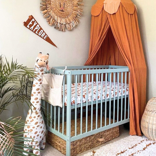 Mini Lit Bébé | 60 x 120 | Vert Bleuté - Mokee