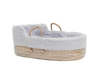 Couffin Moïse Jonc de mer & Support | Naturel / Naturel - Mokee