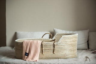 Couffin Moïse Jonc de mer & Support | Naturel / Naturel - Mokee