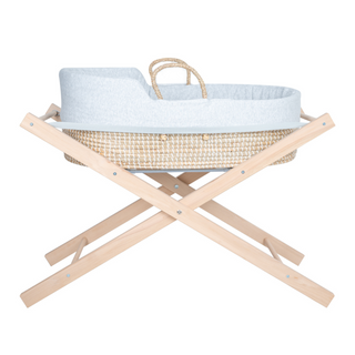 Couffin Moïse Jonc de mer & Support | Naturel / Naturel - Mokee