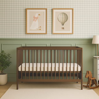 Mini Lit Bébé | 60 x 120 | Noyer