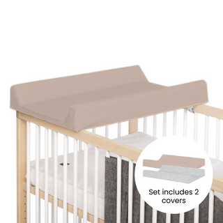 Set Matelas à langer avec 2 Housses | Pour Lit Mini 60x120