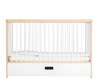 Tiroir Lit Bébé | 60 x 120 | Blanc - Mokee