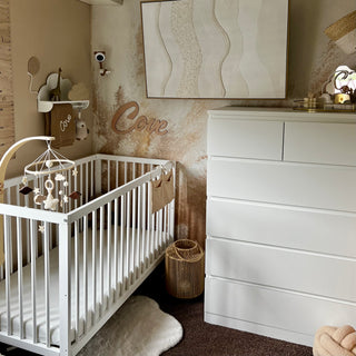 Mini Lit Bébé | 60 x 120 | Blanc [Dernières pièces disponibles]