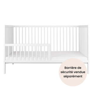 Midi Lit Bébé | 70 x 140 | Blanc