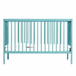 Mini Lit Bébé | 60 x 120 | Bleu Océan