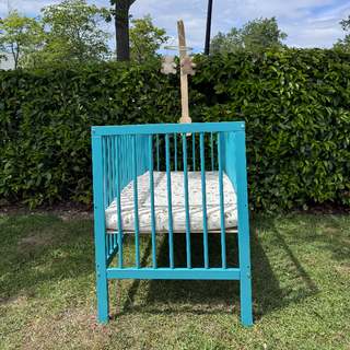 Mini Lit Bébé | 60 x 120 | Bleu Océan