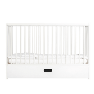 Mini Lit Bébé Complet | 120 x 60 | Blanc - Mokee