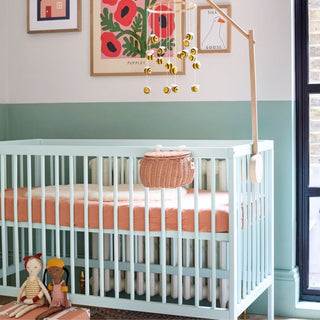 Mini Lit bébé avec Matelas Aloe Vera | Menthe