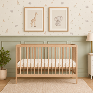 Mini Lit Bébé | 60 x 120 | Hêtre Naturel