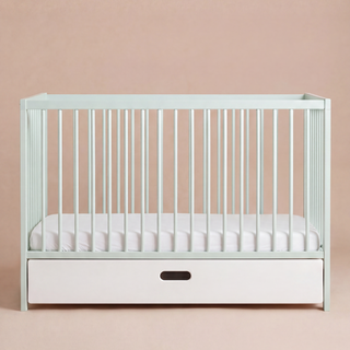 Mini Lit Bébé avec Tiroir | Menthe