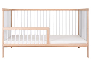 Barrière de Sécurité | Midi Lit Bébé 70x140 | Hêtre Blanc