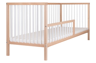 Barrière de Sécurité | Midi Lit Bébé 70x140 | Hêtre Blanc