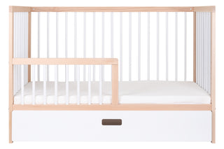 Barrière de Sécurité | Mini Lit Bébé 60x120 | Hêtre Blanc