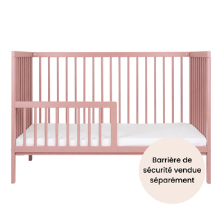 Mini Lit Bébé | 60 x 120 | Vieux Rose