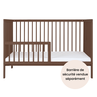 Mini Lit Bébé | 60 x 120 | Noyer