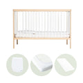 Mini Lit Bébé Évolutif avec matelas aloe vera