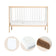 Mini Lit Bébé Évolutif avec matelas naturel