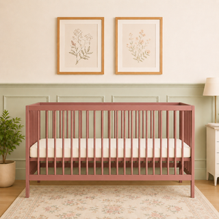 Midi Lit Bébé | 70 x 140 | Vieux Rose - Mokee