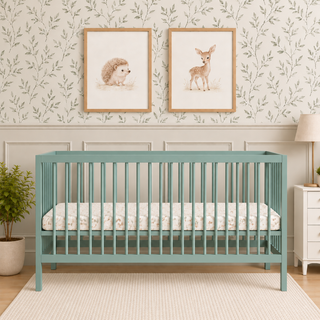 Midi Lit Bébé | 70 x 140 | Vert Bleuté