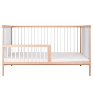Barrière de Sécurité | Midi Lit Bébé 70 x 140 | Hêtre Blanc - Mokee