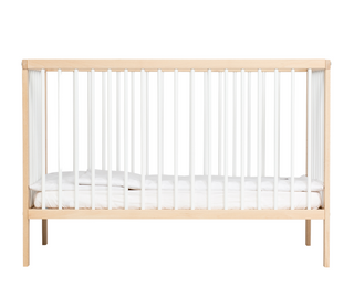 Mini Lit Bébé Évolutif | 60 x 120 | Hêtre Blanc