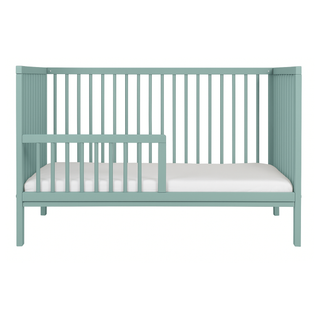 Barrière de Sécurité | Mini Lit Bébé 60 x 120 | Vert Bleuté
