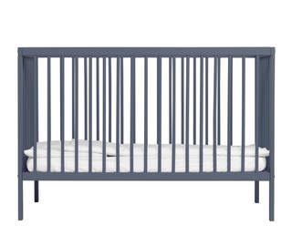 Mini Lit Bébé Évolutif | 60 x 120 | Gris Foncé