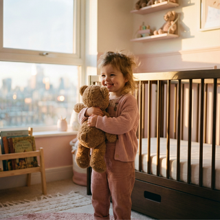 Mini Lit Bébé avec Tiroir | Noyer