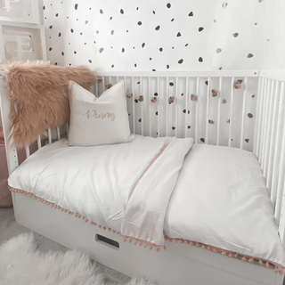 Mini Lit Bébé avec Tiroir | Blanc