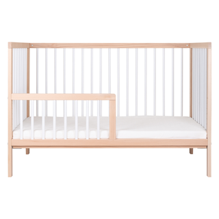 Barrière de Sécurité | Mini Lit Bébé 60 x 120 | Hêtre Blanc
