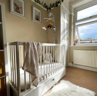 Mini Lit Bébé Complet | 120 x 60 | Blanc - Mokee