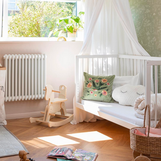Mini Lit Bébé | 60 x 120 | Blanc